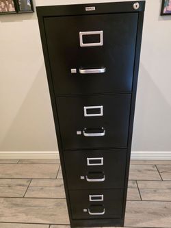 4 drawer metal file cabinet