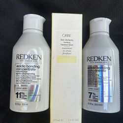 Oribe treatment serum & Redken shampoo & conditioner