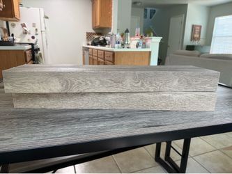 Faux Wood Shelves