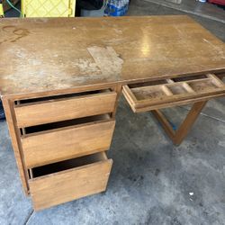 Desk With Drawers 