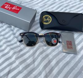 Polarized lenses unisex club master 3016 tortoise sunglasses