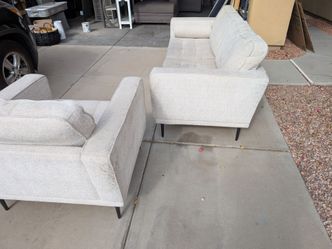 Modern Sofa, Love Seat and Accent Chair Set