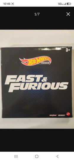 HOT WHEELS PREMIUM. METAL/METAL REAL RIDERS. FAST & FURIOUS 5 CAR BOX SET.