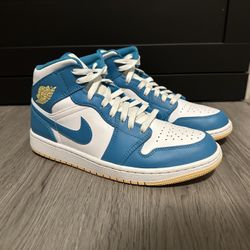Air Jordan 1 Auquatone Blue & White