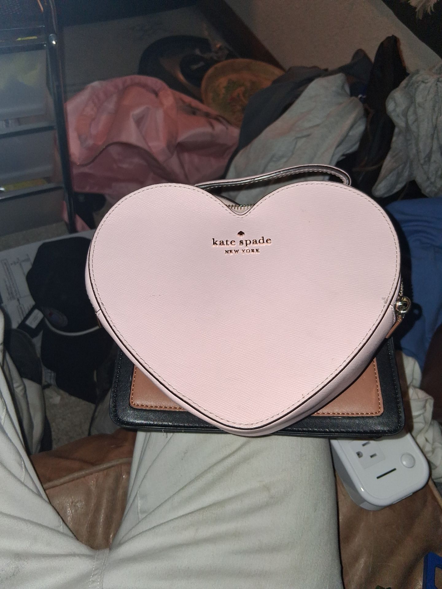 KATE SPADE HEART SHAPED PURSE