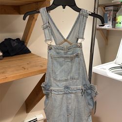 Women’s Denim Overalls, Small