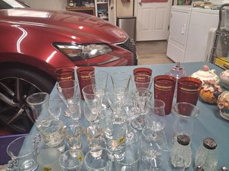 Shotglasses And Glasses Lot