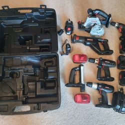 Almost New Craftsman Tool Set with Hard case + 5 Batteries+More!! - $209 (Edison)