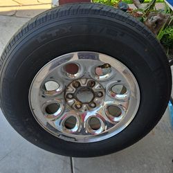 2012 chevrolet silverado stock wheel and tires