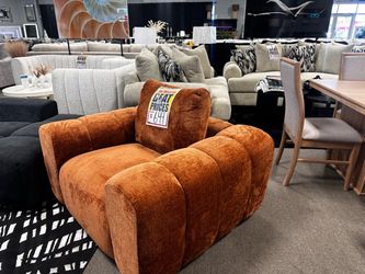Rust Orange Accent Chair! ❤️📦 More colors available!