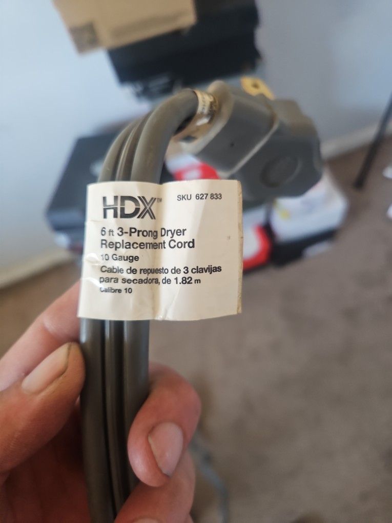 Dryer Replacement Cord
