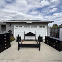 Queen Complete Bedroom Set Hecho En Mexico 