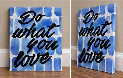 Motivational wall art