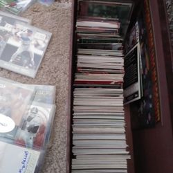 Football& Baseball cards( 5 Autographed)