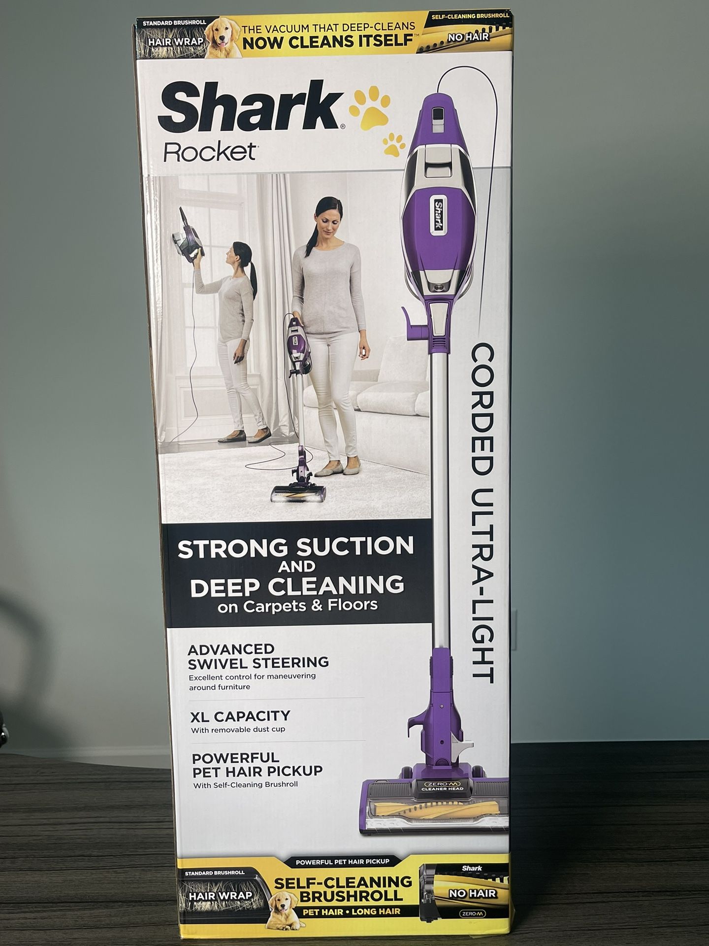 Shark Rocket Pet Corded Stick Vacuum- Purple,