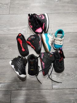 5 Pairs Of Shoes Og Jordans Babies
