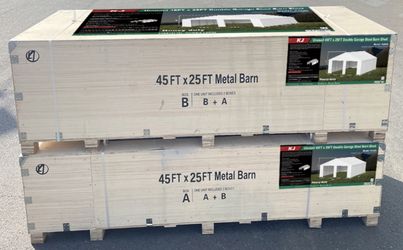 New Galvanized Metal Garages, Sheds & Carports