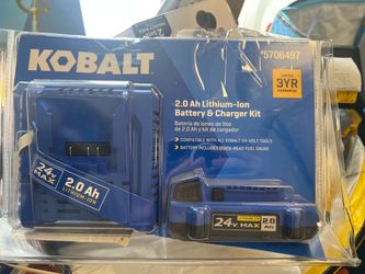 Kobalt 24 volt 2 Ah battery & Charger