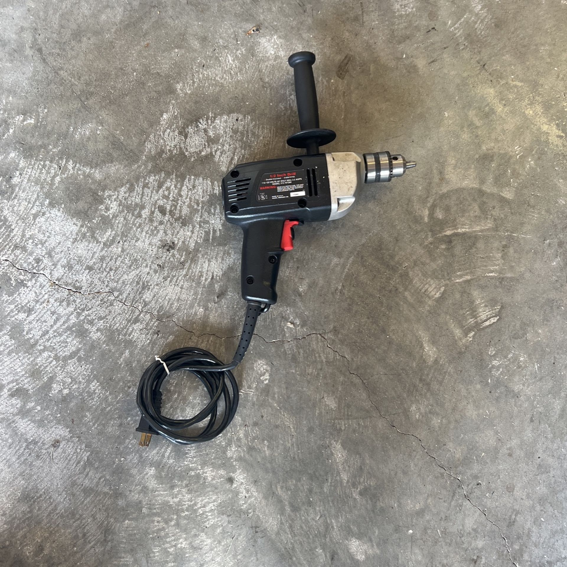 Craftsman 1/2” Drill 120v Like New