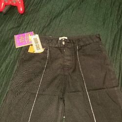Corteiz black denim shorts