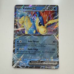 Keldeo ex 030/086 - SV: White Flare Holo Pokémon