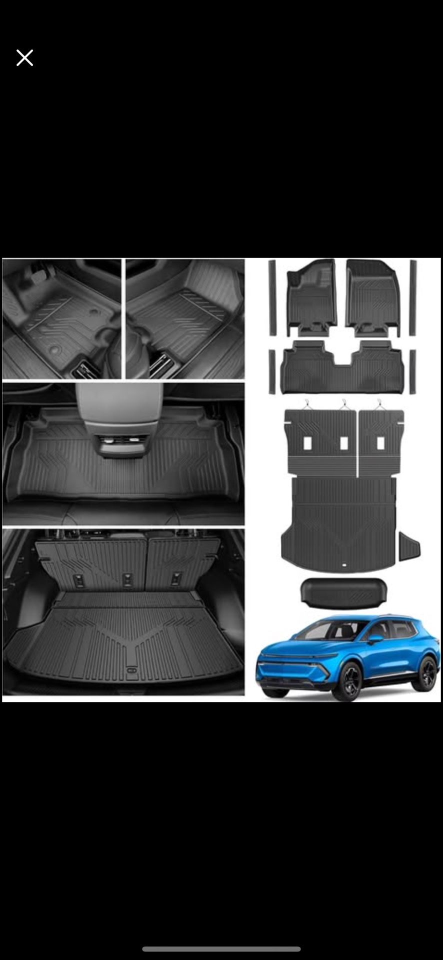 Floor Mats Chevy Equinox 24-26, Brand new