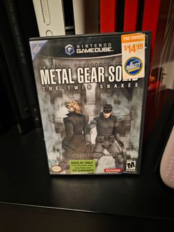 Metal Gear Solid Twin Snakes (Nintendo GameCube, 2004) No Manual Tested!