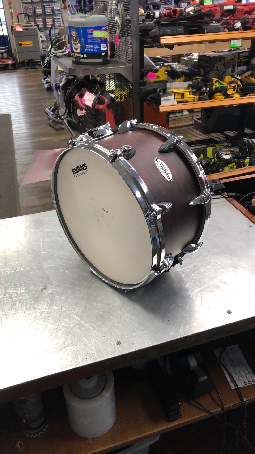 1003 Orange County Drum & Percussion Inc. HD Dry Maple Ash Snare Drum 7”x13” 536126