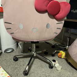 Pink Hello Kitty Vanity Chair 