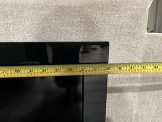 Flat Screen TV with Black Bezel