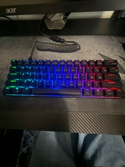 ROYAL KLUDGE RK61 all black mechanical gaming keyboard (CHECK DESCRIPTION)