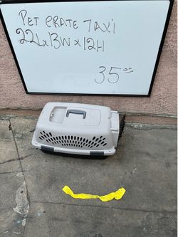 Pet crate taxi