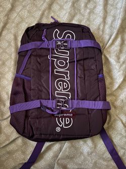 Supreme purple backpack ( read description )