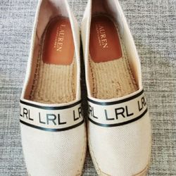 Ralph Lauren Caylee Canvas Espadrille Slip On