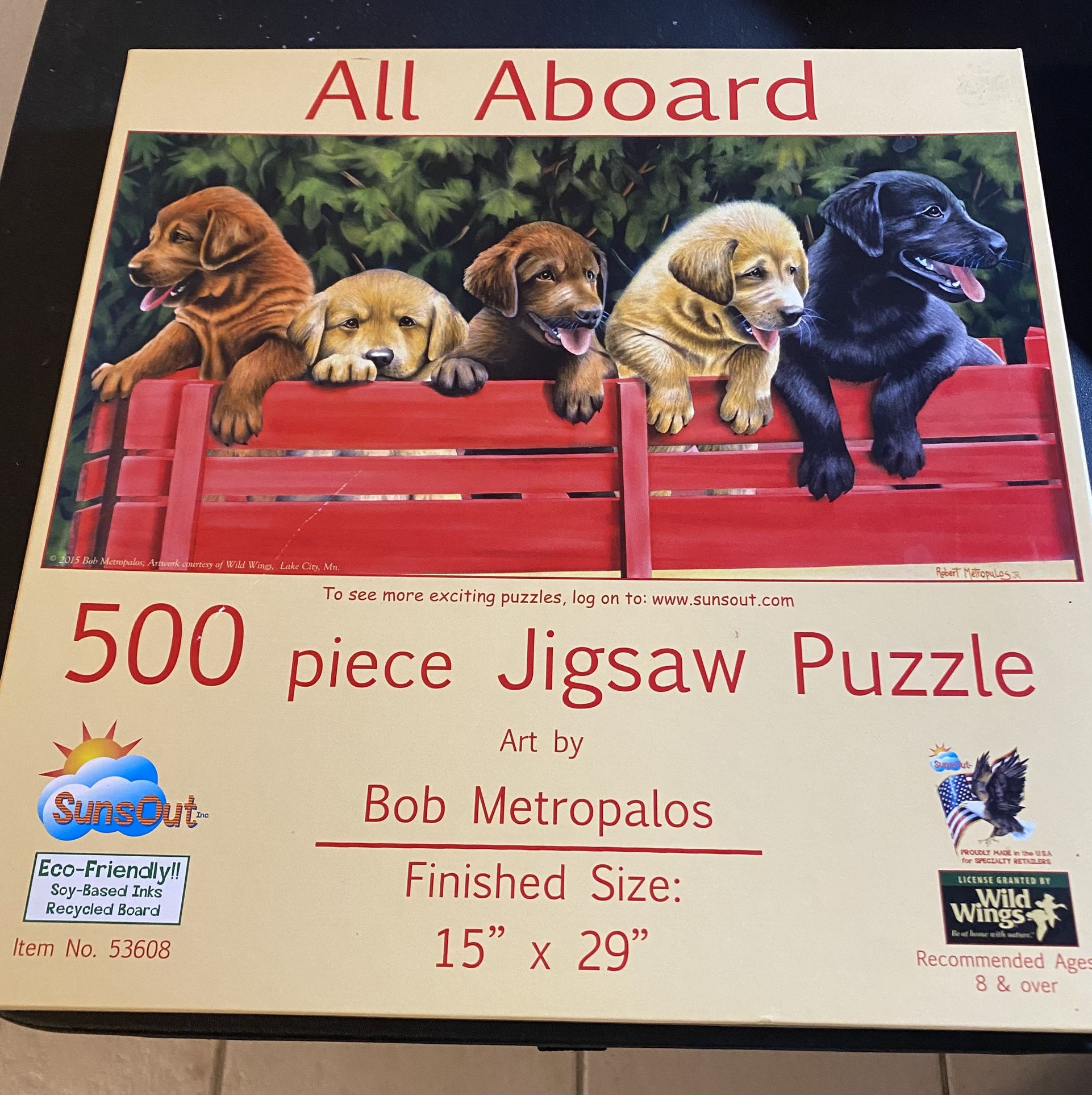 $2 Puzzle 500 Larger Pieces Complete