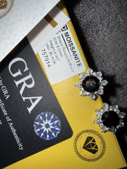 Earrings ONYX BLACK BEAUTIFUL 4carat
