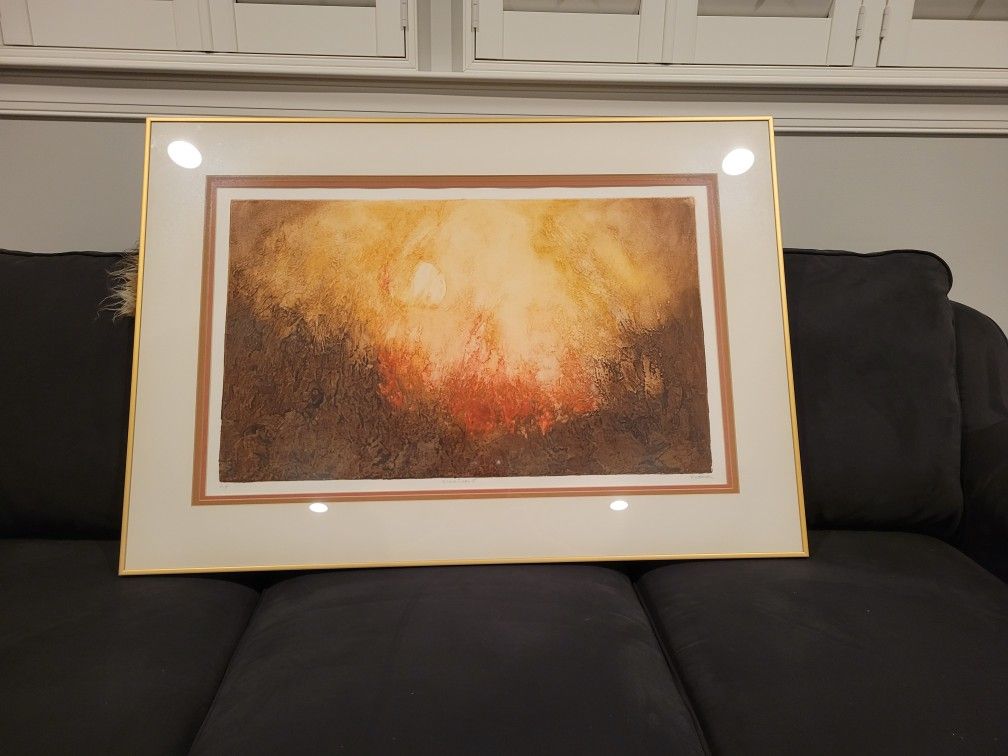 Mid Century Artist's Proof By Ruth Rodman