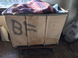 Extra Large Industrial Mail Cart on Wheels