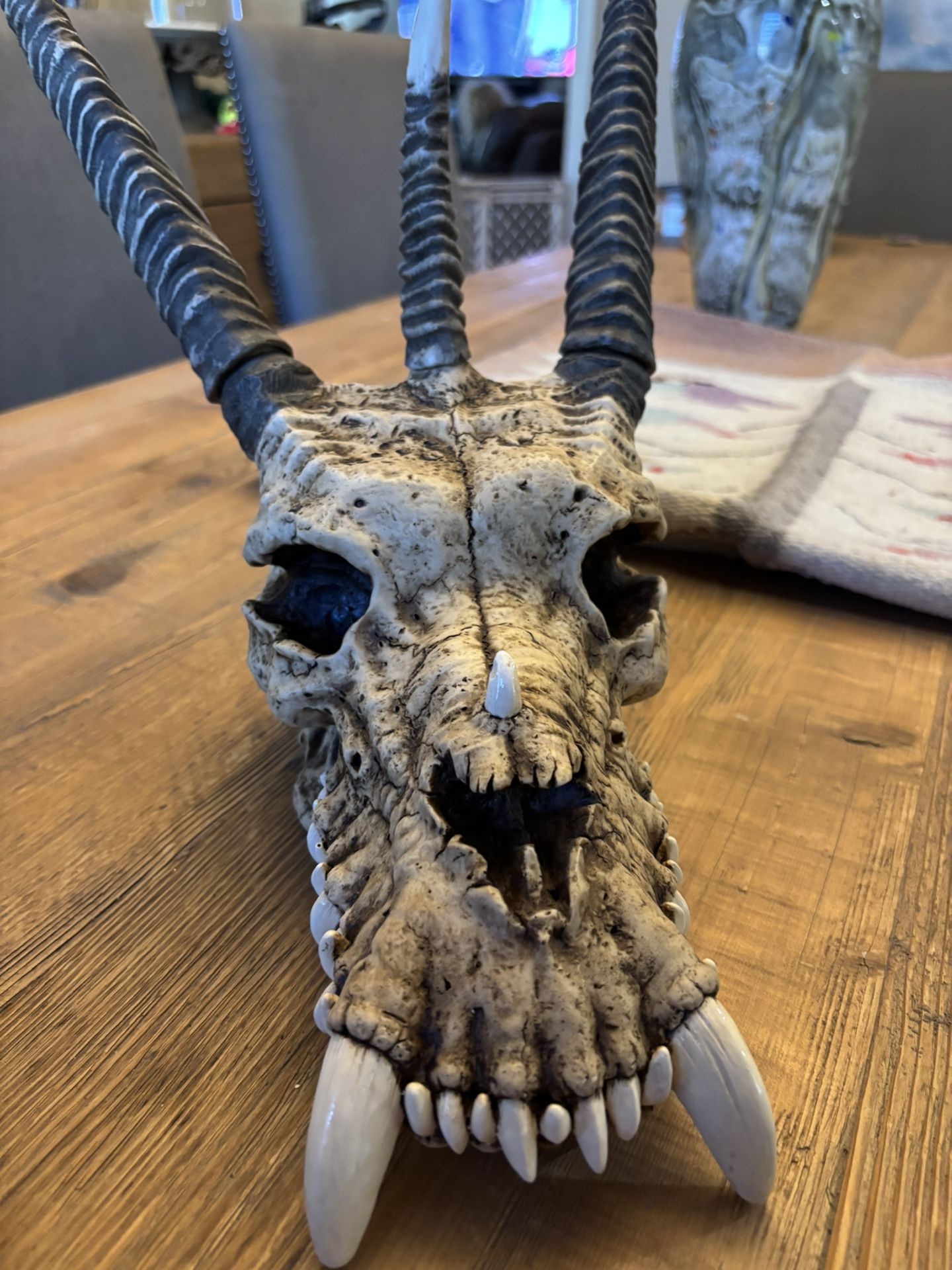 Dragon Skull Mount Sculpture