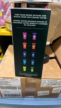 Starbucks color changing cups