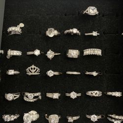 A Sparkle Above Size 7-9 Rings $5-$20