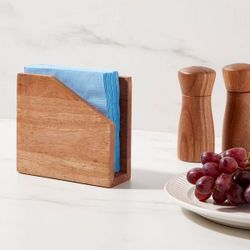 New wooden Target napkin holder in its box