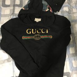 Gucci Wolf Embroidered Hoodie