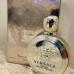 Versace Eros Pour Femme for Women Eau de Parfum 3.4 Fl. Oz. 100 Ml. Sealed Box