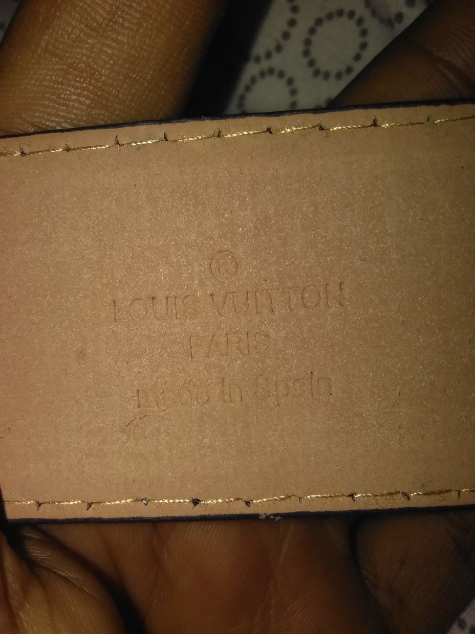 Black size 32 Louis Vuitton belt