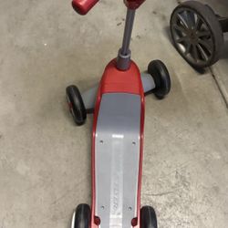 Radio Flyer 4wheel  Scooter Red And Grey 