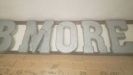 Large Metal Letters