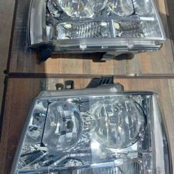 07-14 Tahoe Headlights Luces Faros Micas Calaveras 