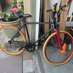 Fixie single speed bike