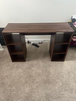 Brown cube Desk